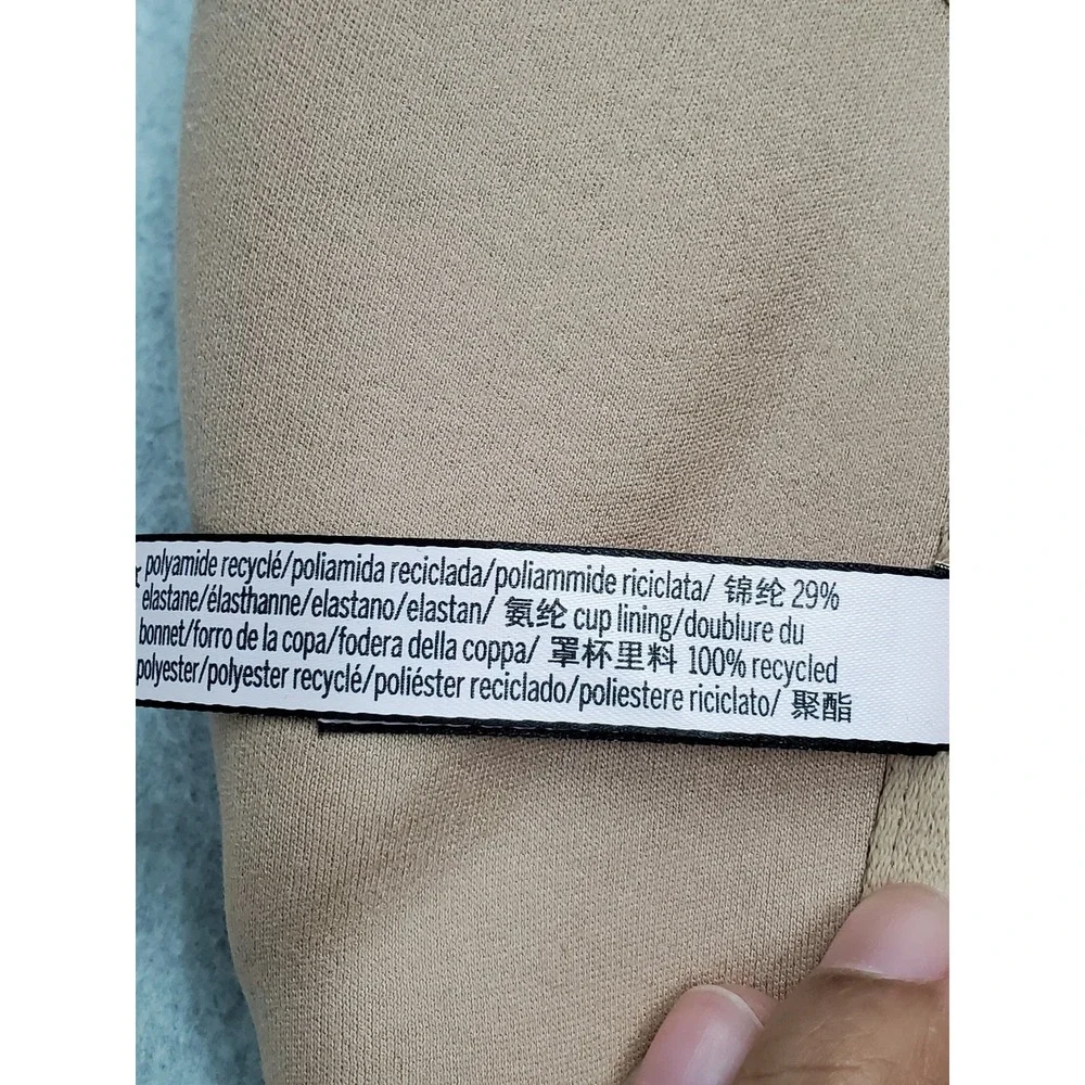 Victoria's Secret Women Bra Large Beige Bandeau Wireless Multiway READ